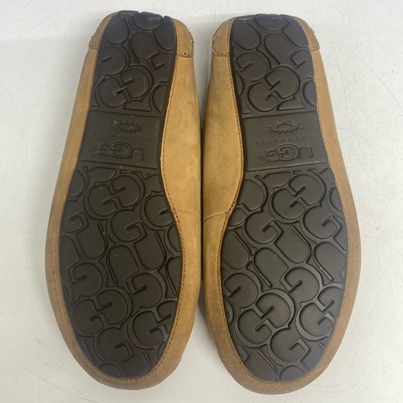 UGG Dakota Tan Suede Slippers Size 8 - Picture 14 of 17